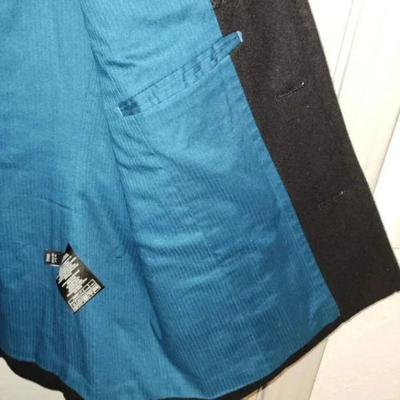 Ted Baker London Wool Blend Shawl Collar Coat Jacket Ted Size 3 US Women's 6 8 - Picture 3 of 10